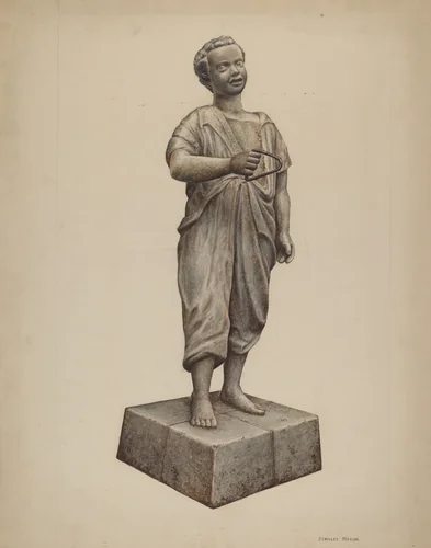 Hitching Post by Stanley Mazur, index of american design, 1937