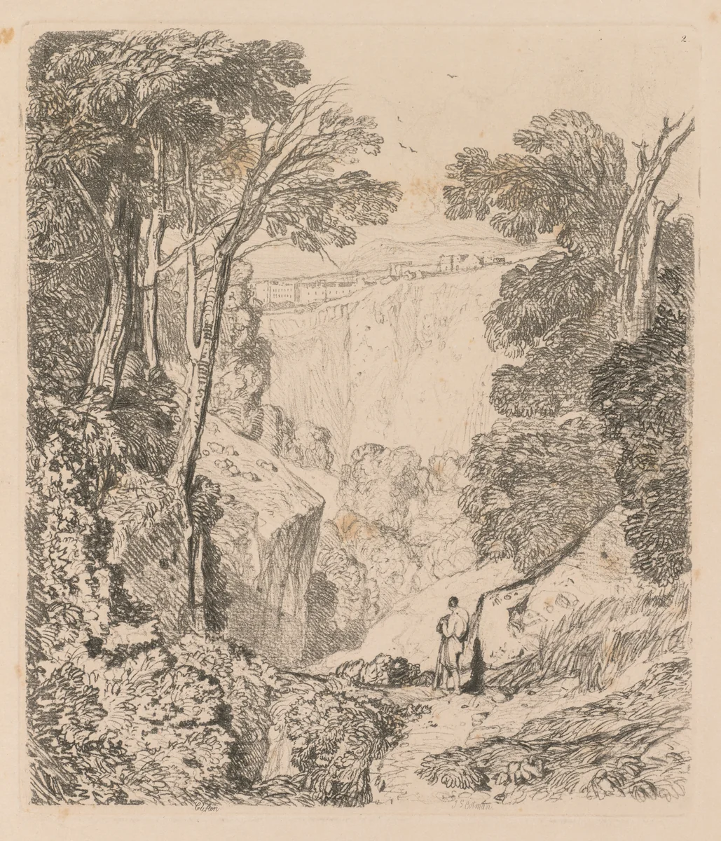 Liber Studiorum: Plate 2, View of Clifton by John Sell Cotman, book, 1838