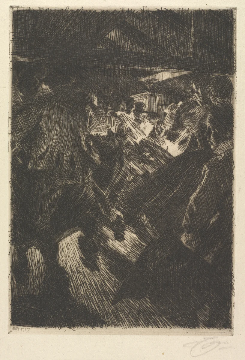 Gopsmor Cottage by Anders Zorn, print, 1917