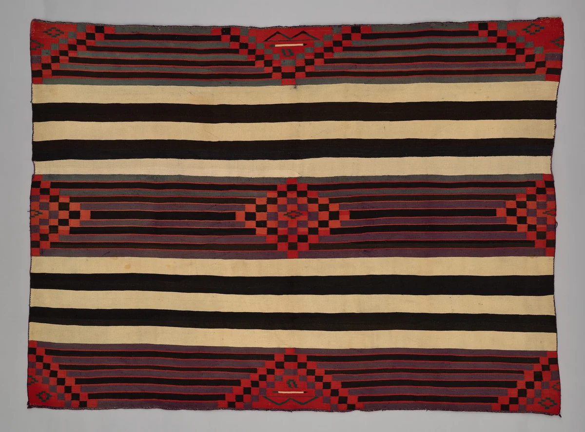 Chief Blanket (Third Phase) by Navajo, textile, 1870-1890