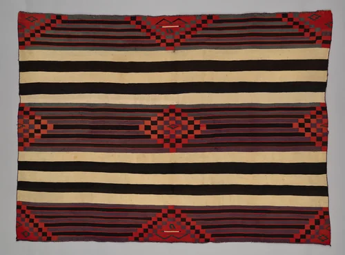 Chief Blanket (Third Phase) by Navajo, textile, 1870-1890