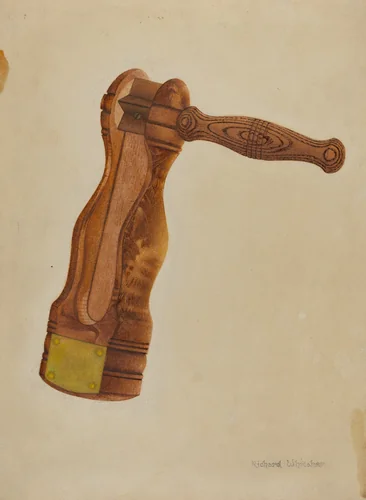 Watchman's Rattle by Richard Whitaker, index of american design, 1937