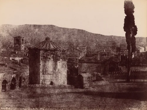 La Tour des Vents, Athènes (The Tower of the Winds, Athens) by Alfred-Nicolas Normand, photograph, 1851
