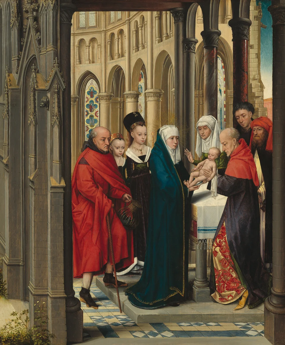 The Presentation in the Temple by Master of the Prado, painting, 1470-1480