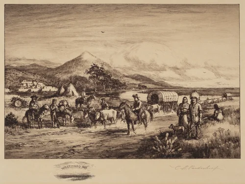 Westward Ho by Charles A. Vanderhoof, print, 1880-1889