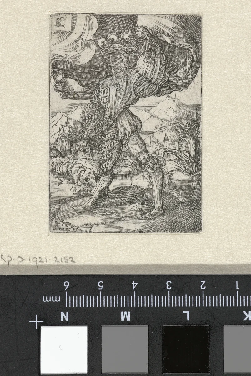 Vaandeldrager by Unknown, print, 1519-1521