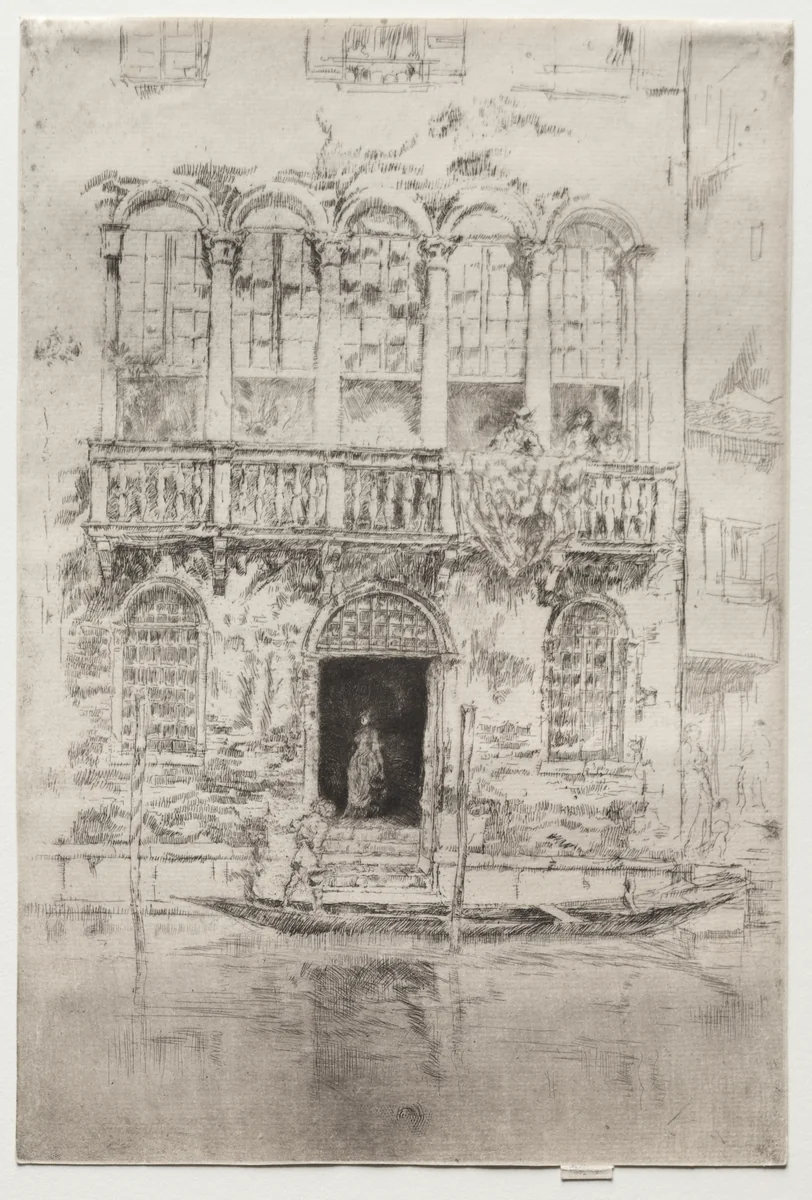 The Balcony by James McNeill Whistler, print, 1879-1880