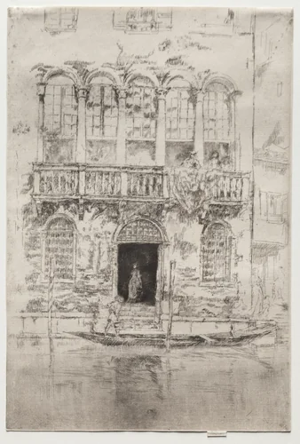 The Balcony by James McNeill Whistler, print, 1879-1880