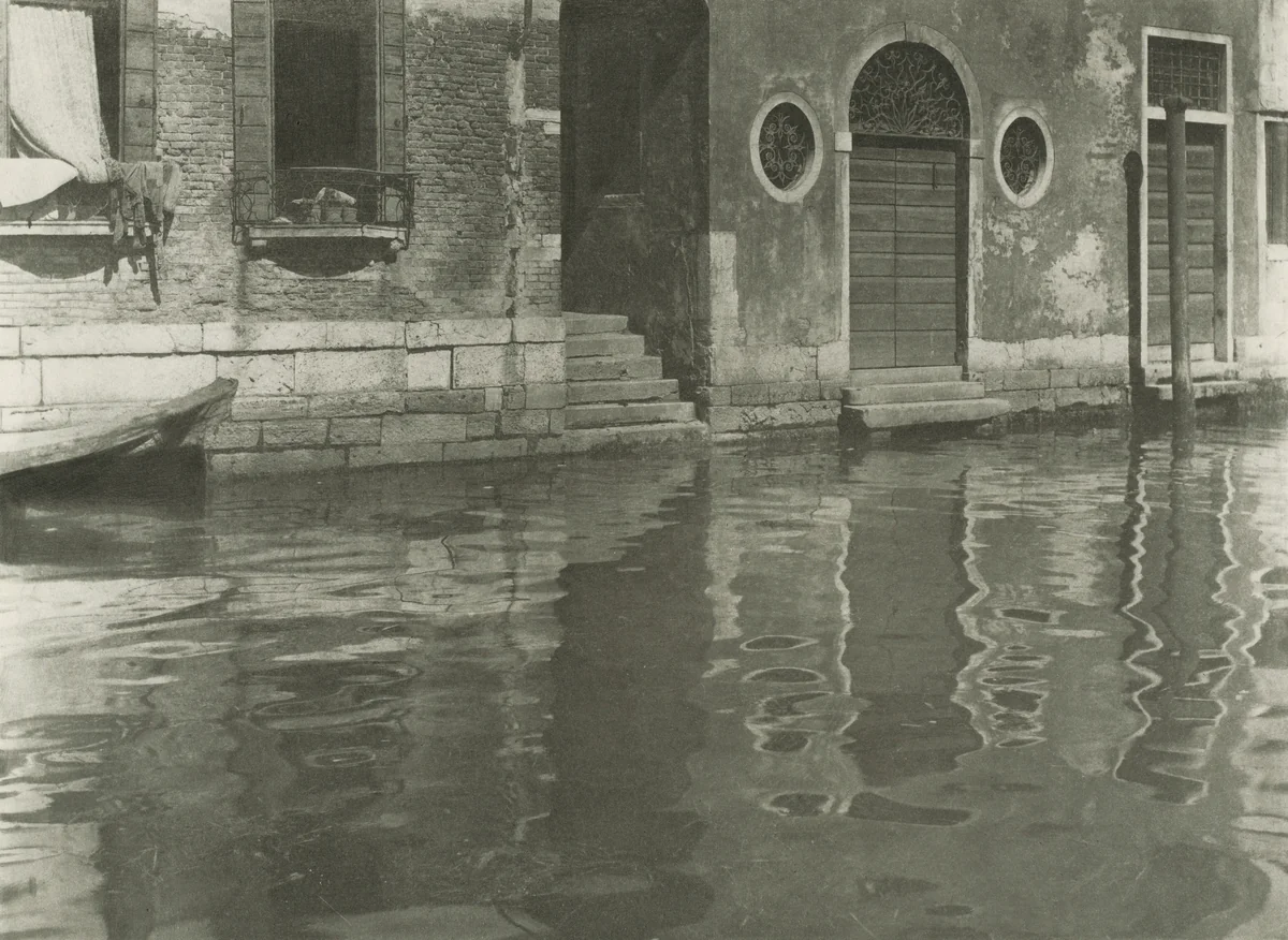 Reflections—Venice by Alfred Stieglitz, photograph, 1894