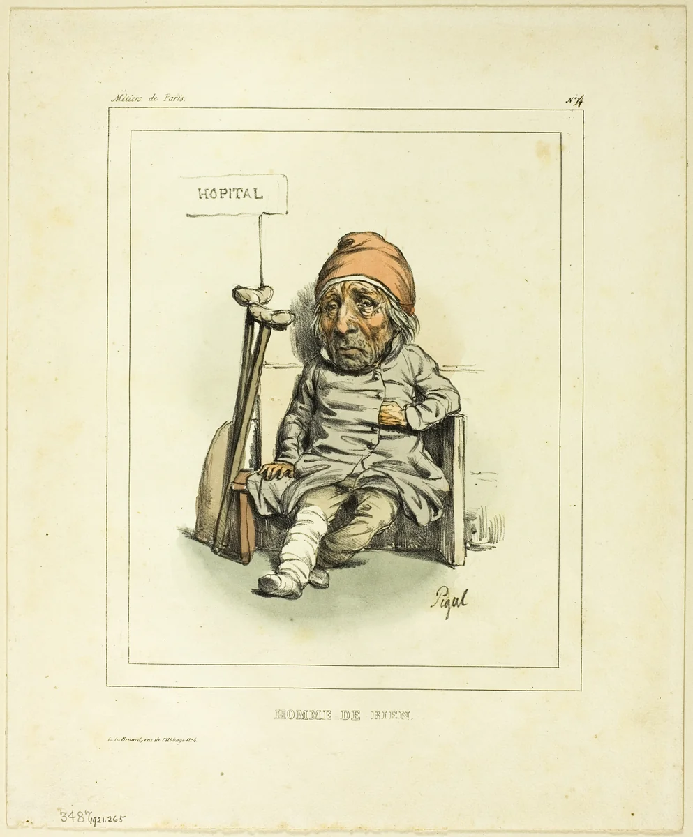 Good Man by Edmé Jean Pigal, print, 1818-1872