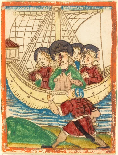 The Voyage of Saint Ursula by German 15th Century, print, 1480-1490
