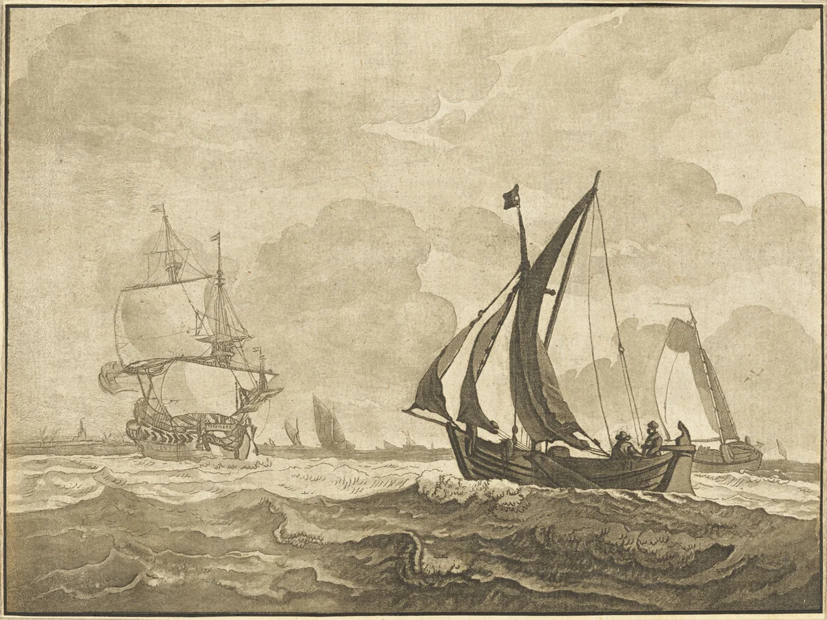 Seascape by Regina Schönecker
Wigerus Vitringa, print, 1782-1785