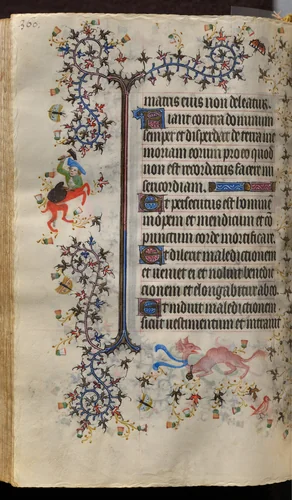 Hours of Charles the Noble, King of Navarre (1361-1425): fol. 175v, Text by Master of the Brussels Initials and Associates, book, 1400-1410