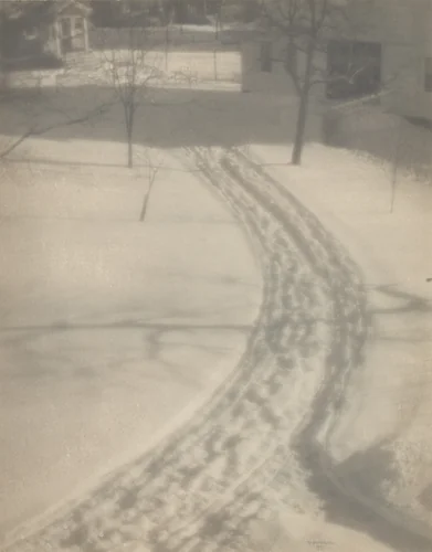 The Road to the Barn by Paul Anderson, photograph, 1911