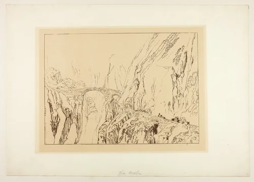 Via Mala by Joseph Mallord William Turner, print, 1810-1820