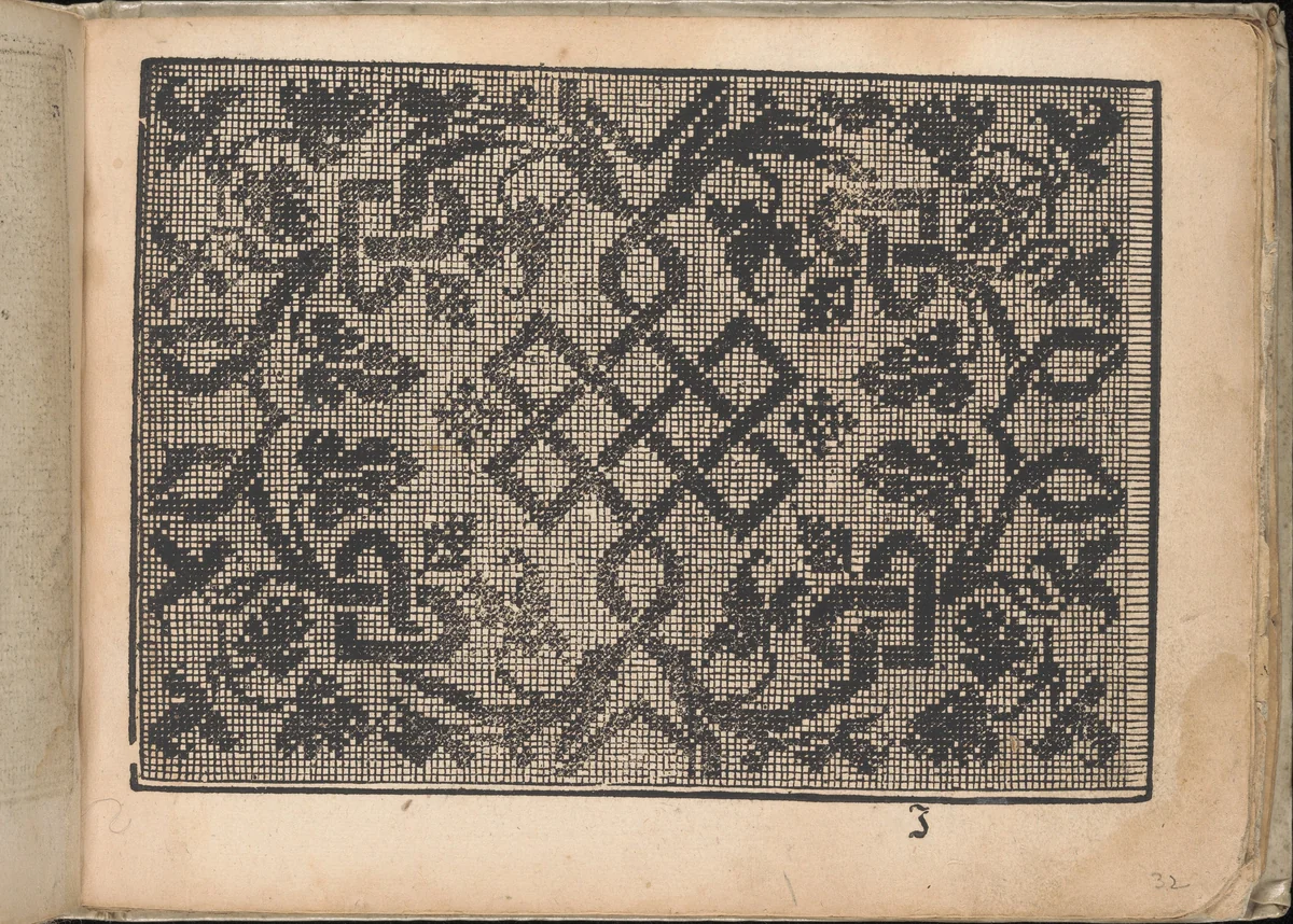 Neu künstlich Modelbuch (page 32r) by Bernhard Jobin, book, 1598