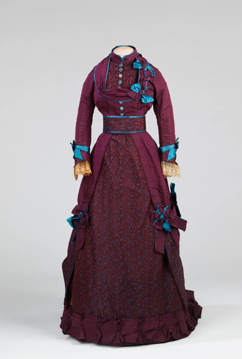 Afternoon dress by Grace King, artwork, 1870-1875