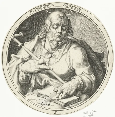 H. Filippus by Zacharias Dolendo, print, 1609-1652