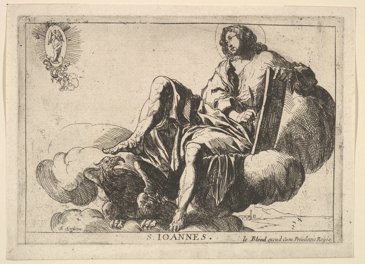 St. John by Pierre Brebiette, print, 1615-1642