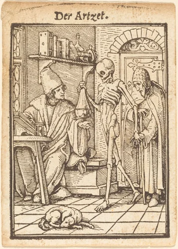 Der Artzet (The Physician) by Hans Lützelburger, print, 1521-1531