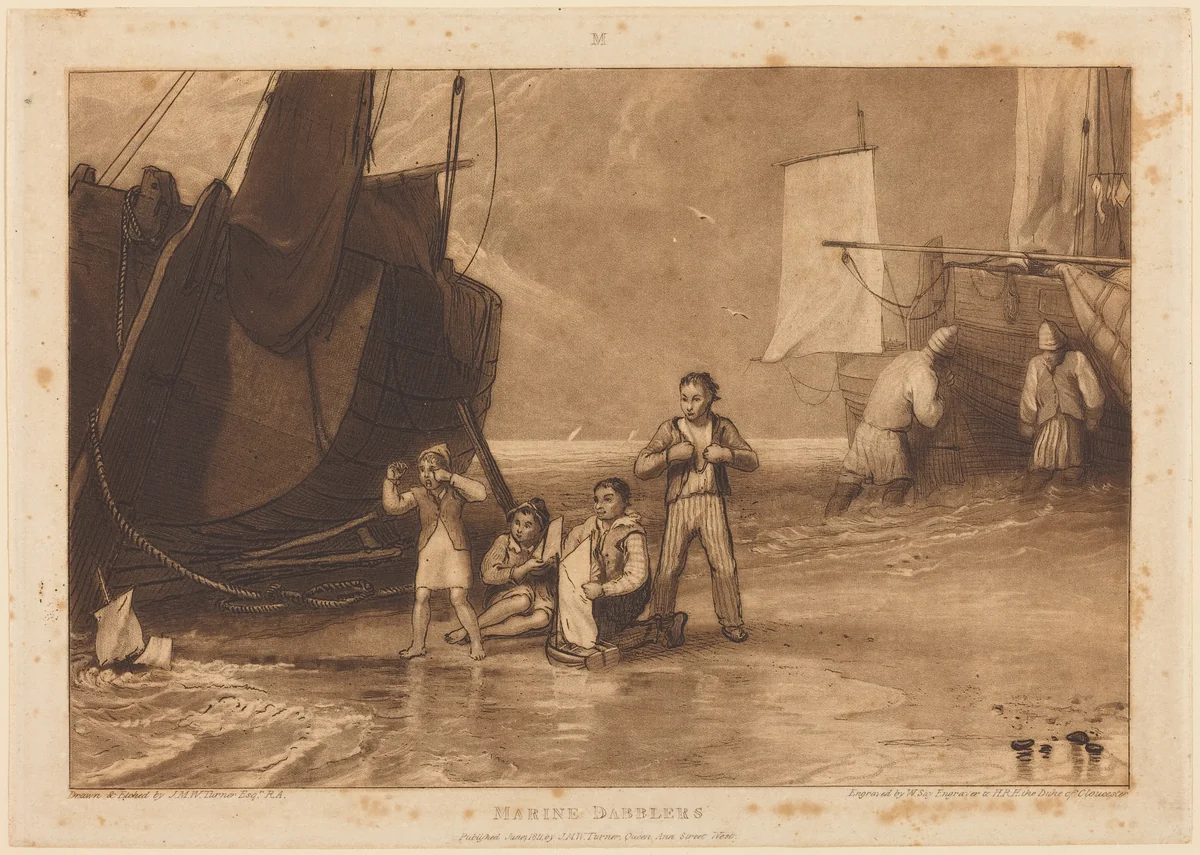 Marine Dabblers by William Say
Joseph Mallord William Turner, print, 1811