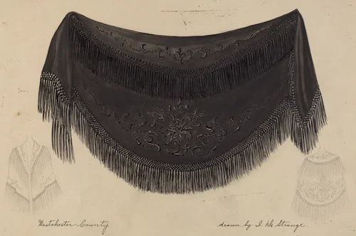 Shawl by Isabelle De Strange, index of american design, 1936
