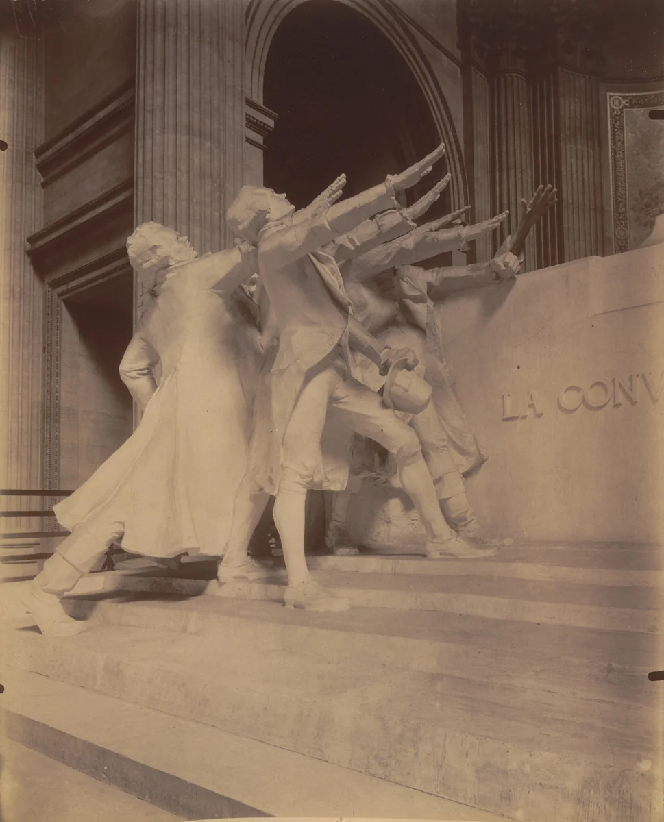 Convention nationale de François-Léon Sicard, Panthéon by Eugène Atget, photograph, 1912