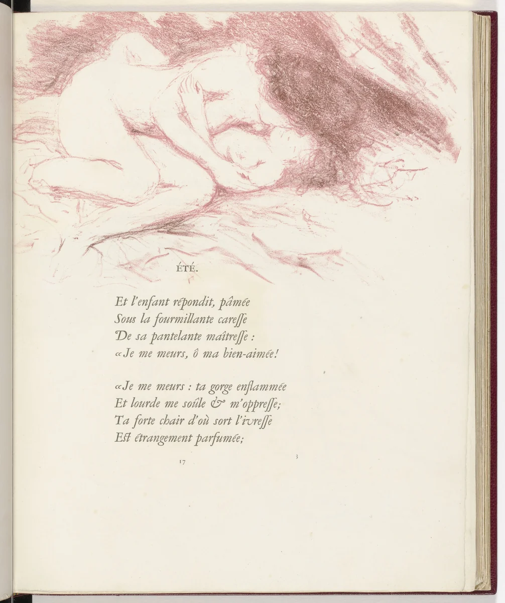 In-text plate (page 17) from Parallèlement (In Parallel) by Pierre Bonnard, illustrated book, 1900