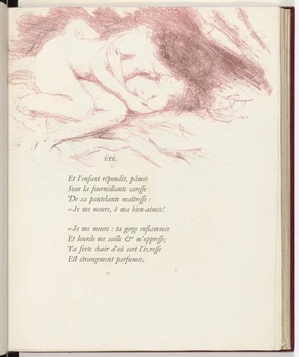 In-text plate (page 17) from Parallèlement (In Parallel) by Pierre Bonnard, illustrated book, 1900