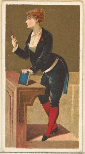 Teacher, from the Occupations for Women series (N166) for Old Judge and Dogs Head Cigarettes by Goodwin & Company, print, 1887