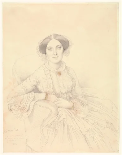Madame Félix Gallois by Jean-Auguste-Dominique Ingres, drawing, 1852