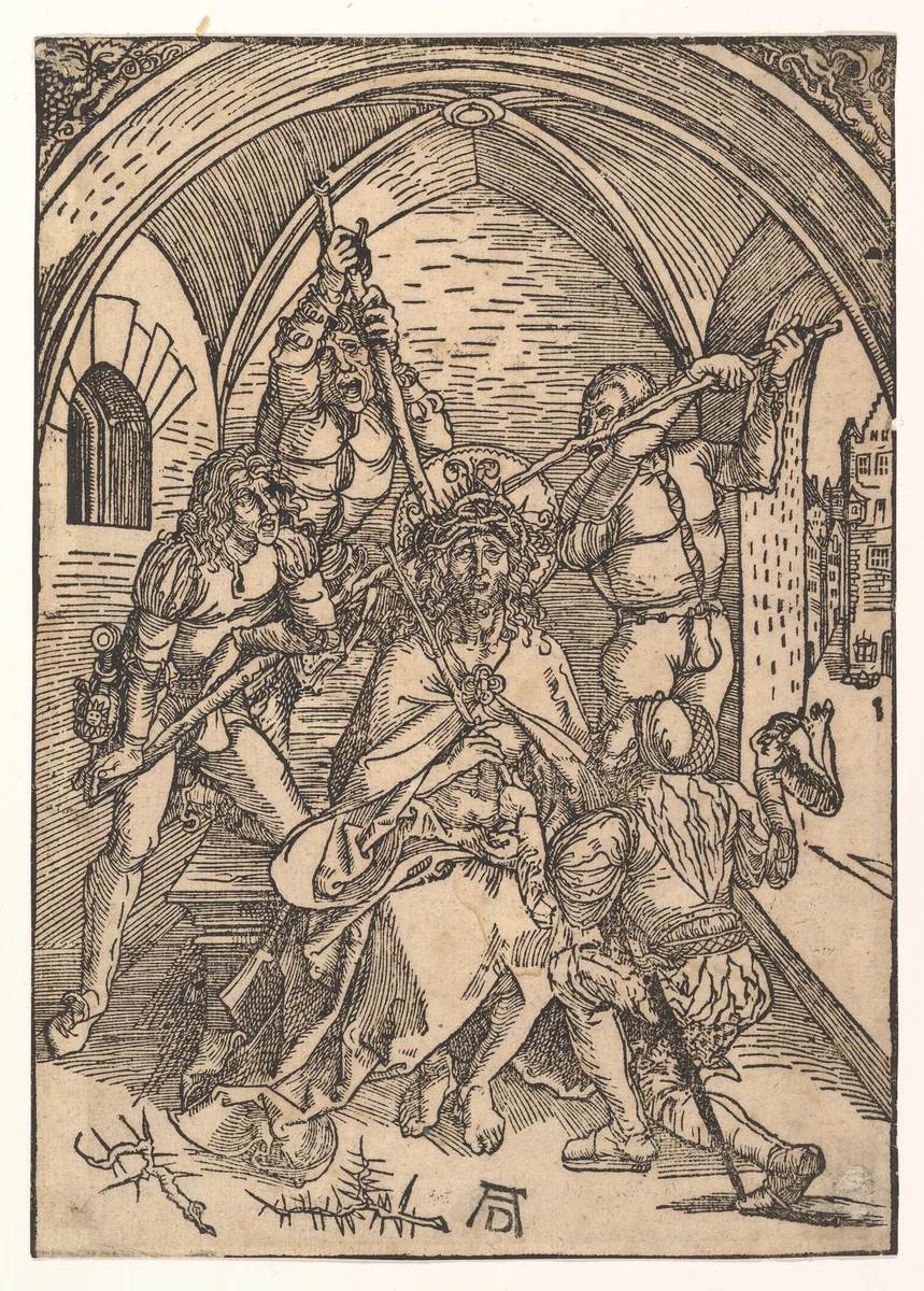 Christ Crowned with Thorns by Albrecht Dürer, print, 1500