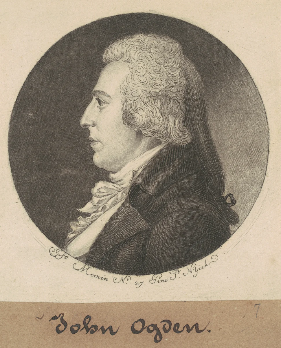 David A. Ogden by Charles B. J. Févret de Saint-Mémin, print, 1798