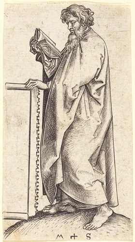 Saint Simon by Martin Schongauer, print, 1480