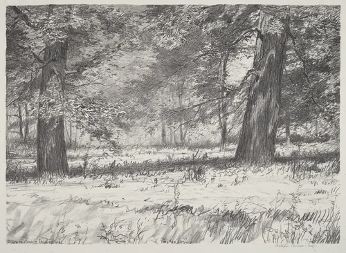 Two Maples by Bolton Brown, print, 1920
