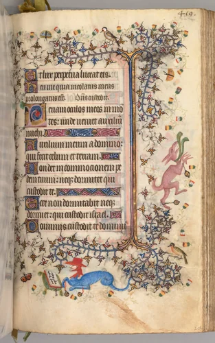 Hours of Charles the Noble, King of Navarre (1361-1425): fol. 204r, Text by Master of the Brussels Initials and Associates, book, 1400-1410