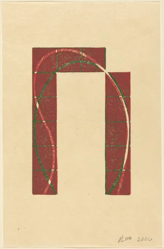 Untitled (Holiday Card) by Robert Mangold, print, 2006