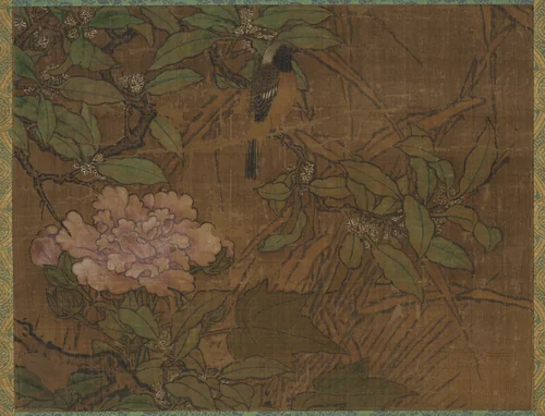 Birds and Flowers by Sesshū Tōyō (雪舟等楊), painting, 1440-1506