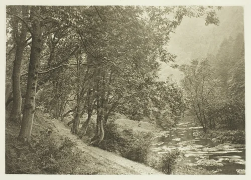 The Path Over The First Brae, Dove Dale by Peter Henry Emerson, print, 1880-1888