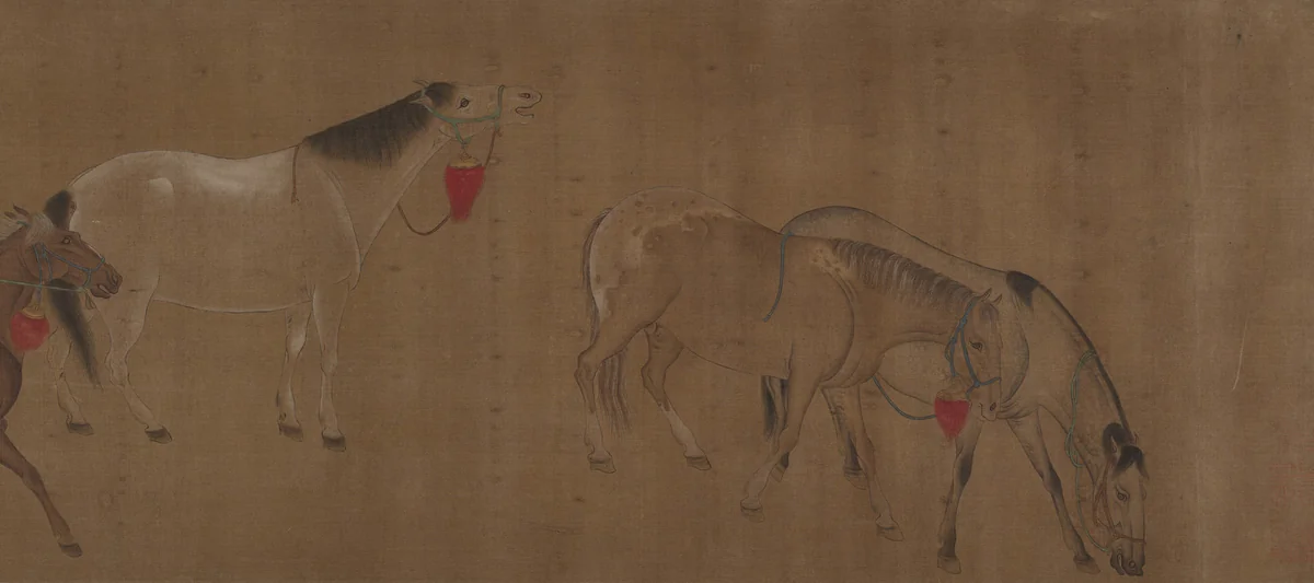 Eight Horses by Unidentified Artist, painting, 1368-1911