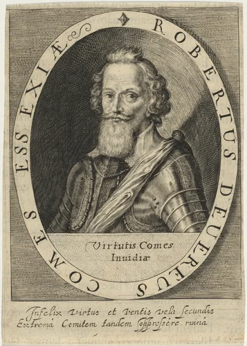 Robert Devereux, Second Earl of Essex by Willem de Passe, print, 1620