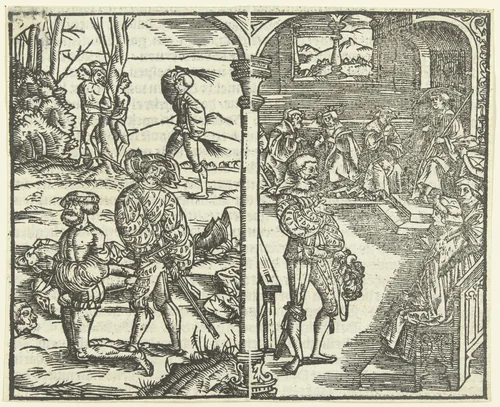 Terechtstelling by anonymous, print, 1520-1570