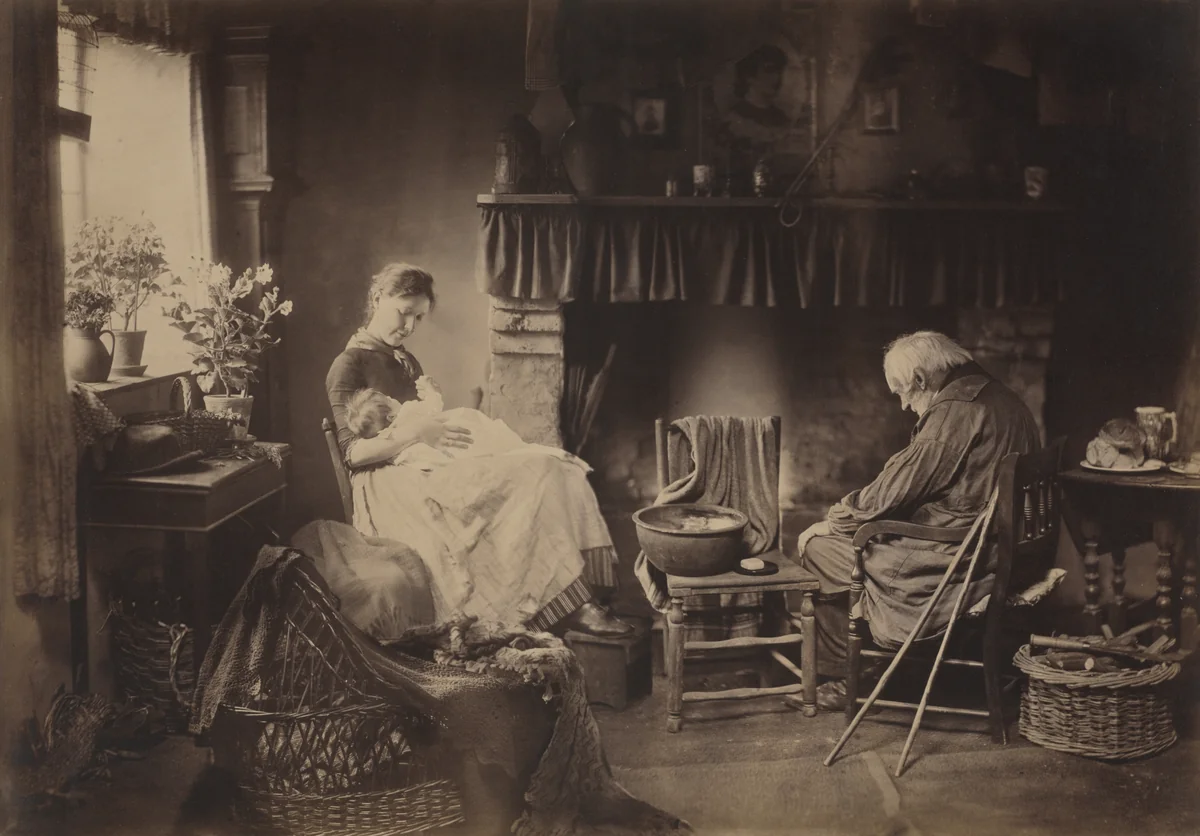 Dawn and Sunset by Henry Peach Robinson, photograph, 1885