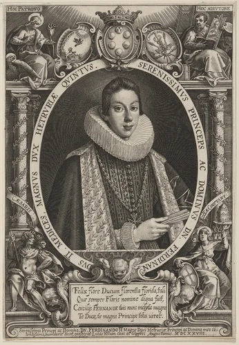 Ferdinand II, Roman Emperor by Lucas Kilian, print, 1628