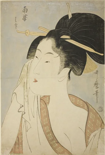 Ha... of the Southern Station (Nan'eki ha-jirushi) by Kitagawa Utamaro (喜多川歌麿), print, 1790-1801