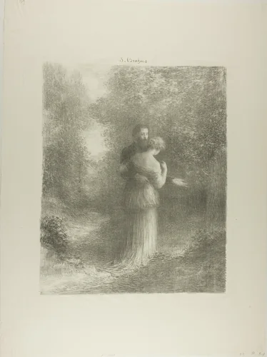Love Poems, first plate by Henri Fantin-Latour, print, 1880