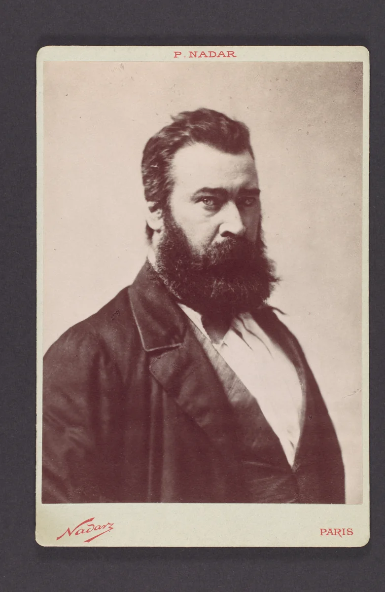Jean-François Millet by Nadar, photograph, 1856-1858