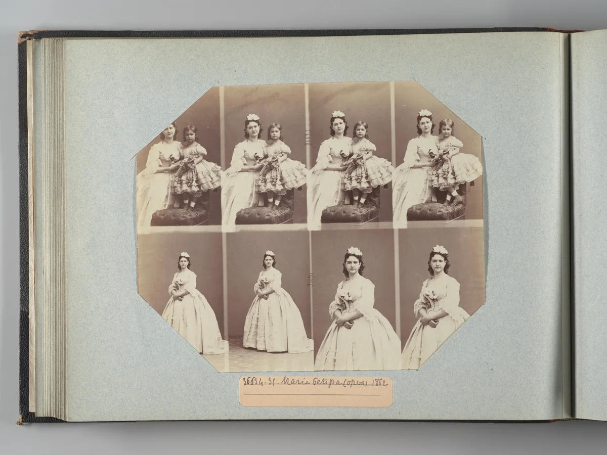 Marie Petipa by André Adolphe-Eugène Disdéri, photograph, 1862