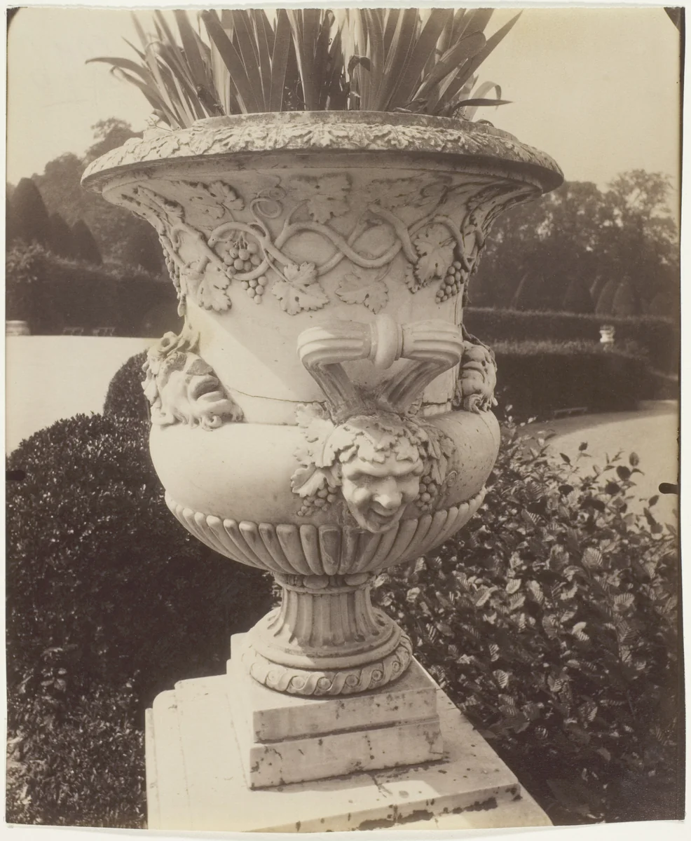 Versailles, Vase by Jean-Eugène-Auguste Atget, photograph, 1905