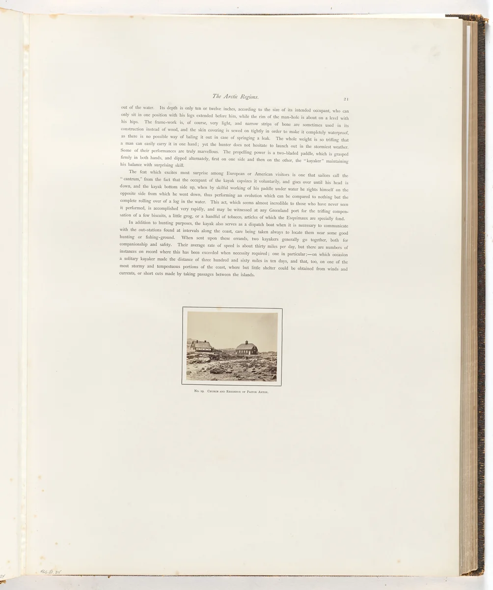 "Church and residence of Pastor Anton" by George P. Critcherson, John L. Dunmore, William Bradford, photograph, 1869